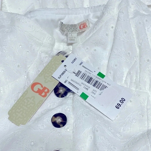 GB | Gianni Bini | Ivory Cropped Jumpsuit | NWT! - Picture 4 of 10